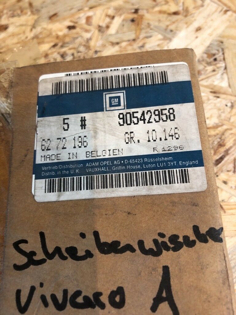 Opel Vivaro A Scheibenwischer NEU Original GM