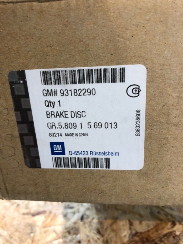 Opel Kadett E /  Vectra /  Corsa bremscheiben NEU Original GM