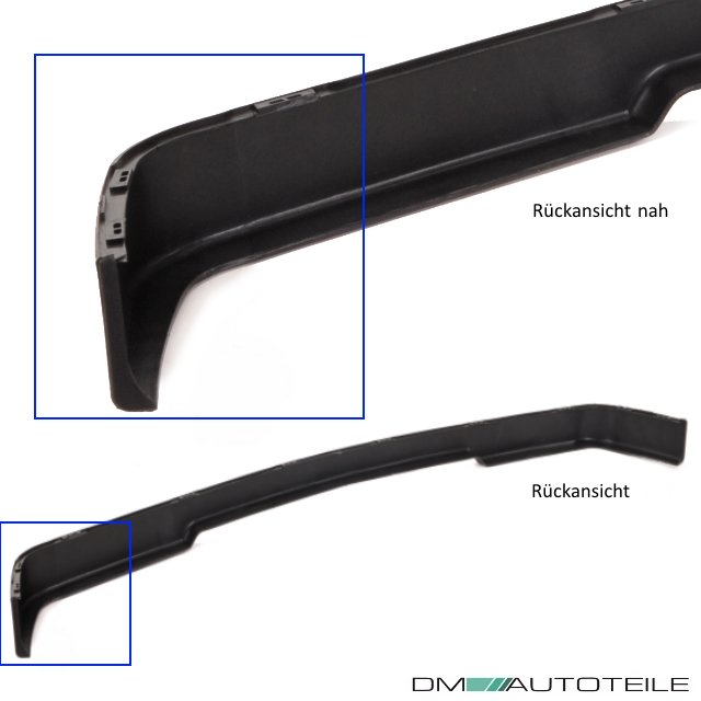 Frontspoiler Lippe vorne Spoiler unten Schwarz 82-94 passend für BMW alle E30