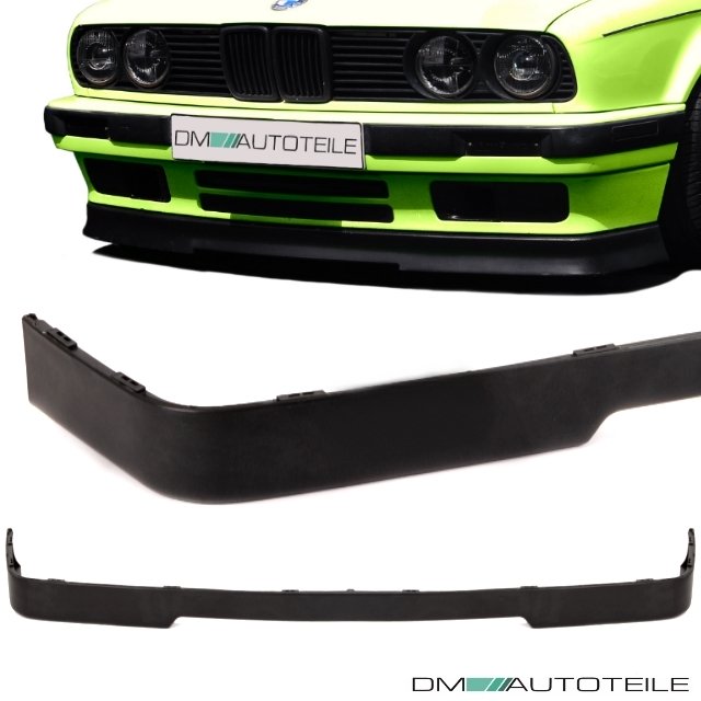 Frontspoiler Lippe vorne Spoiler unten Schwarz 82-94 passend für BMW alle E30