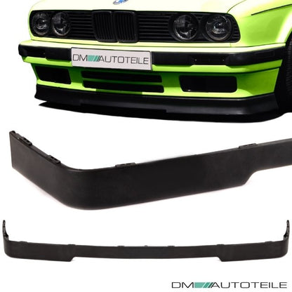 Frontspoiler Lippe vorne Spoiler unten Schwarz 82-94 passend für BMW alle E30