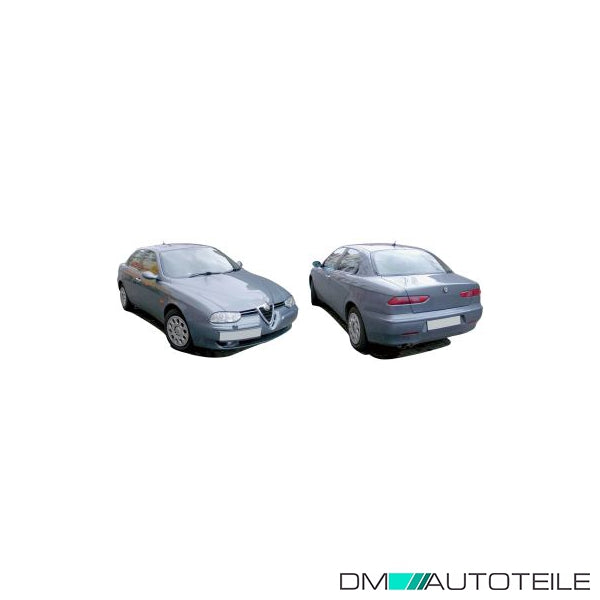 Stoßstange hinten grundiert passt für Alfa Romeo 156 Vorfacelift 97-03 Limousine