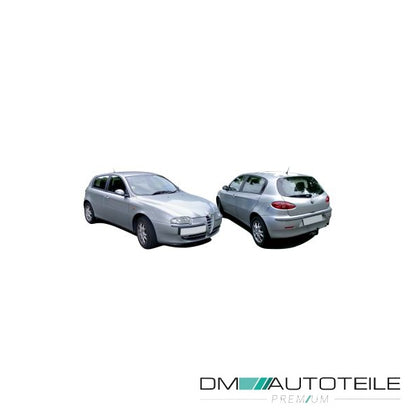 Stoßstange hinten grundiert passt für Alfa Romeo 147 Vorfacelift 937 ab 00-04