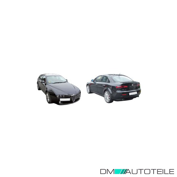 Hauptscheinwerfer Scheinwerfer Frontscheinwerfer rechts H7/H7 mit Motor passt für Alfa Romeo 159, Brera, 159 Sportwagon 05-11