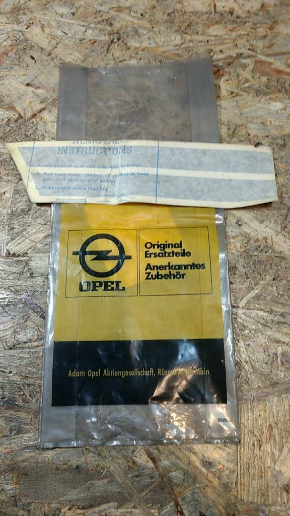 Original GM Opel Oldtimer Zierstreifen Aufkleber Opel GT NEU