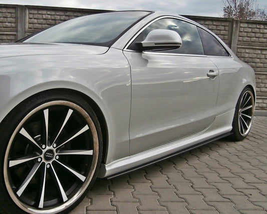 Seitenschweller Ansatz für Audi RS5 8T / 8T FL  Carbon Look