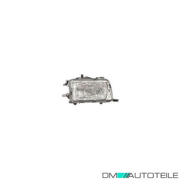 Hauptscheinwerfer Scheinwerfer Frontscheinwerfer rechts H4 ohne Motor passt für Audi 80 Avant, 80, Cabriolet (8C, B4, 8G7,...
