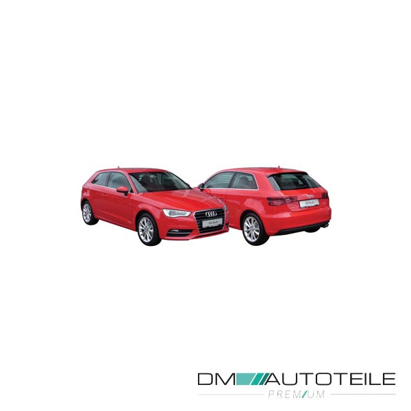Stoßstange hinten grundiert passt für Audi A3 Sportback 5-Türer (8VA) 2012-2016