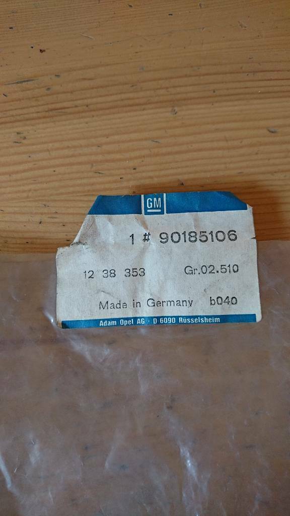 Kadett E Sensor Bremsbelag neu original GM