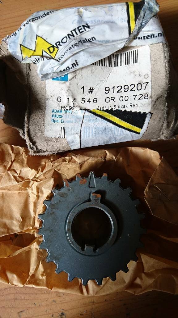 Astra Corsa Vectra Kurbelwelle Zahnrad neu original GM