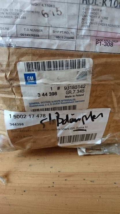 Astra H Zafira B Stoßdämpfer vorne rechts Neu Original GM