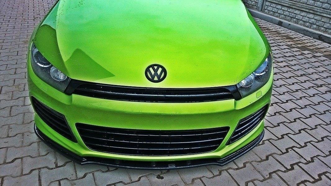 Front Ansatz für VW SCIROCCO R schwarz Hochglanz