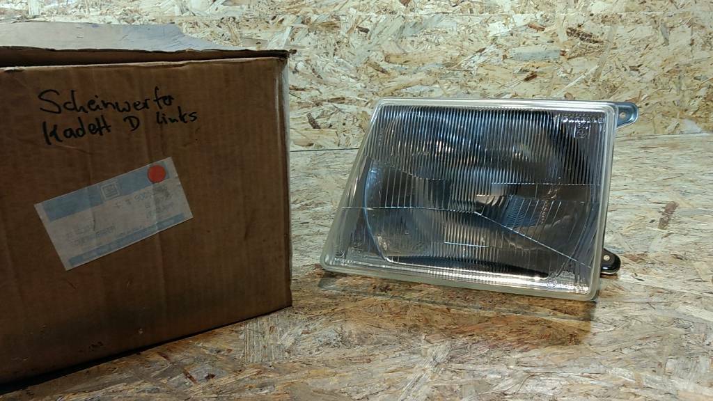 Original GM Opel Scheinwerfer links Kadett D NEU