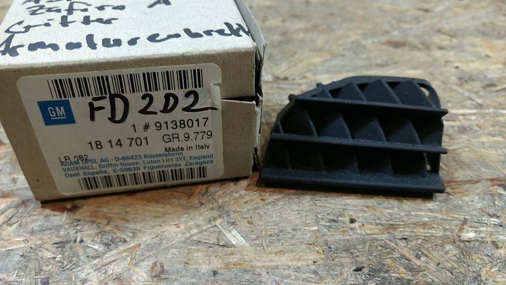 Original GM Opel Gitter Armaturenbrett Zafira A Astra G NEU