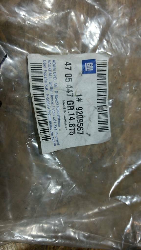 Original GM Opel Sicherheitsgurt Agila A NEU