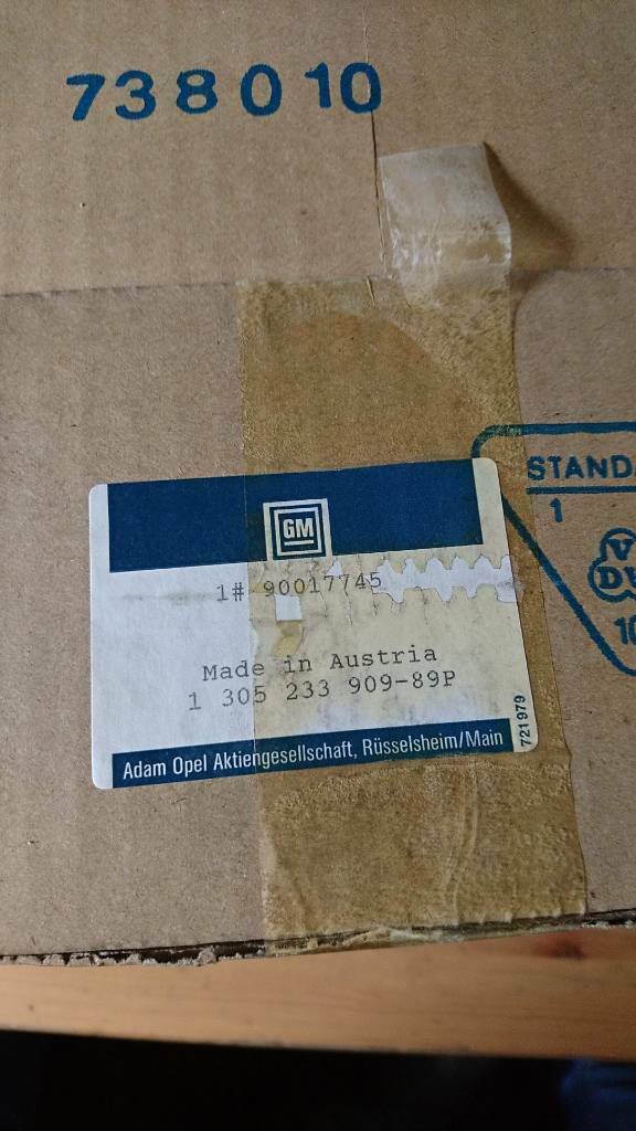 Rekord E Blinker vorne rechts neu original GM