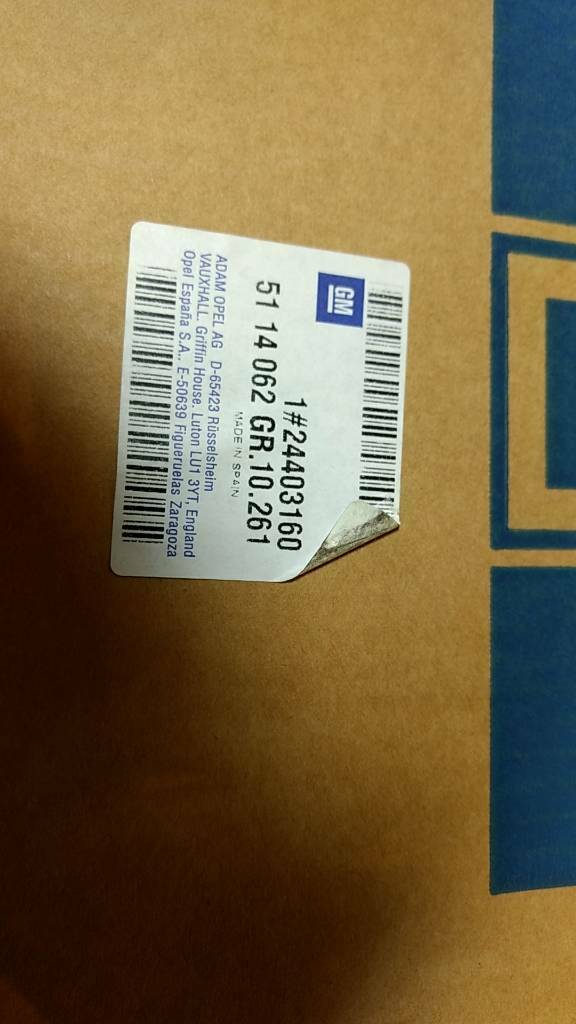 Original GM Opel Handschuhfach Deckel Corsa C NEU