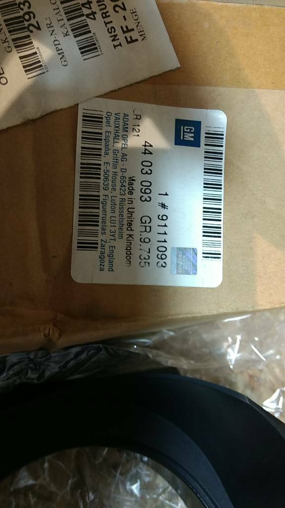 Original GM Opel Movano A Tacho-kombiinstrument NEU