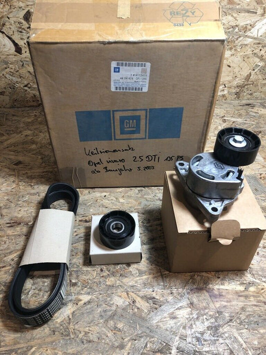 Original GM Opel Vivaro 2.5DTI Keilriemensatz *NEU*
