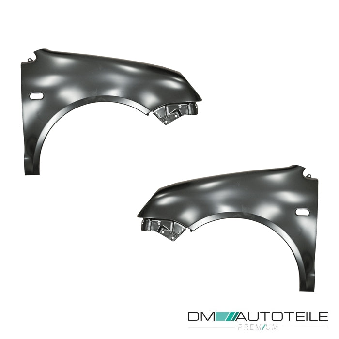 Kotflügel SET rechts+links vorne mit Blinkerloch passt für VW Polo 01-05