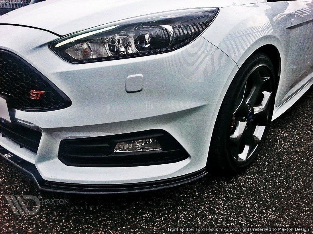Front Ansatz V.1 für Ford Focus ST Mk3 FL schwarz matt