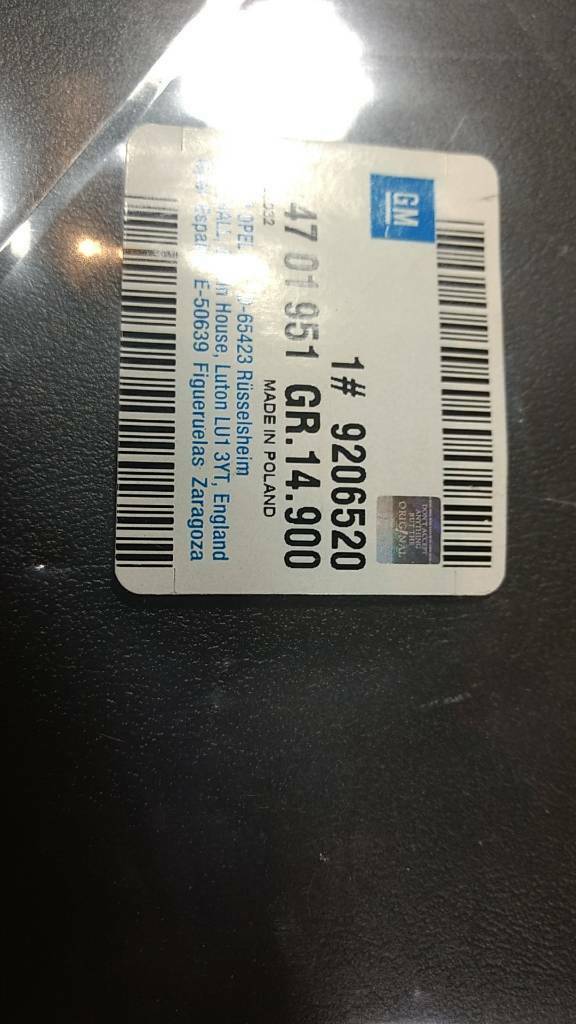 Original GM Opel Agila A Ablagebox NEU