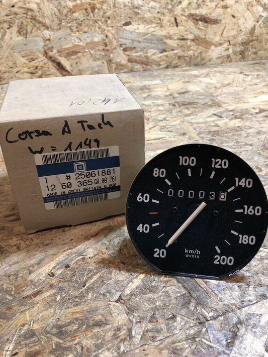 Original GM Opel Tacho Corsa A W=1149 *NEU*