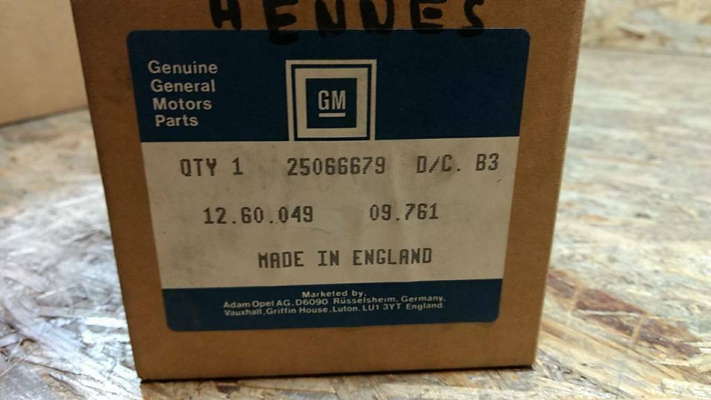 Original GM Opel Corsa A Tacho W=1125 NEU