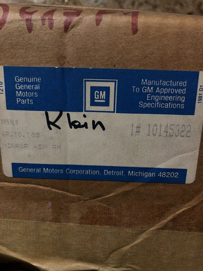 Original GM Chevrolet Lumina Pontiac Außenspiegel Neu