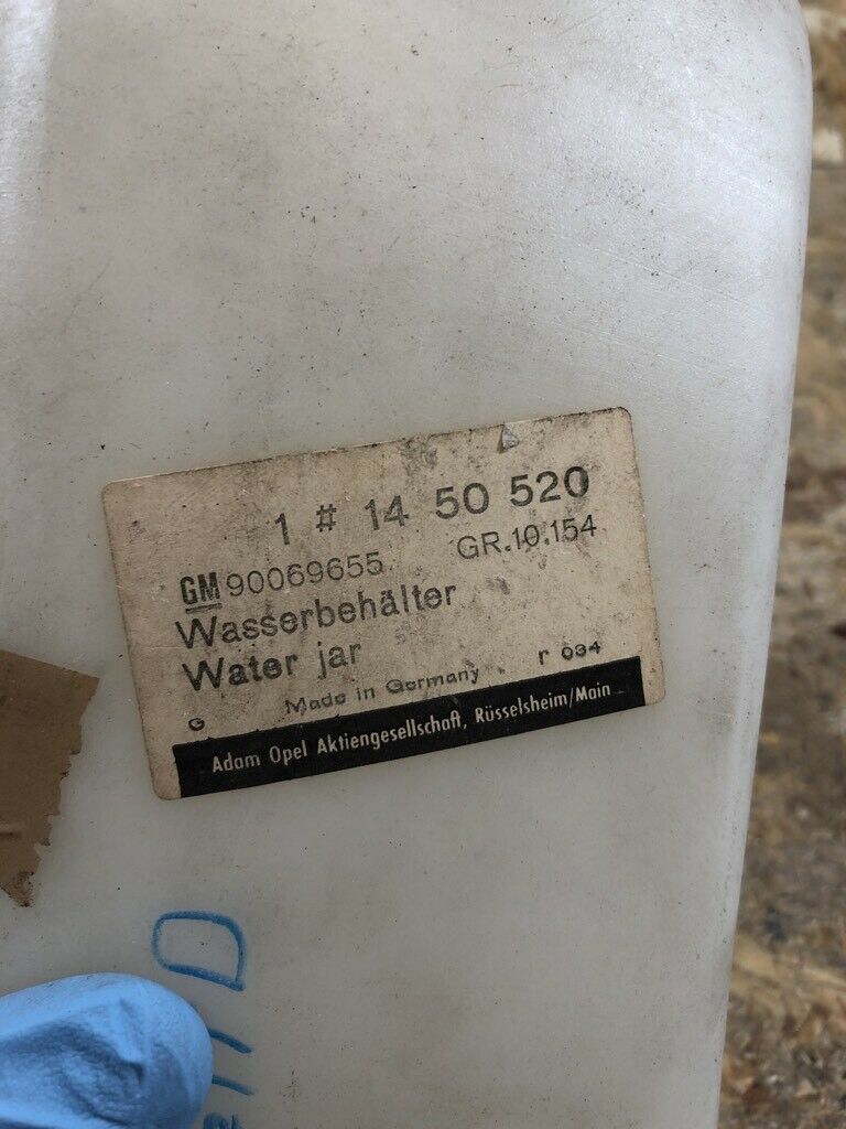 Original GM Opel Kadett D Wasserbehälter *NEU*