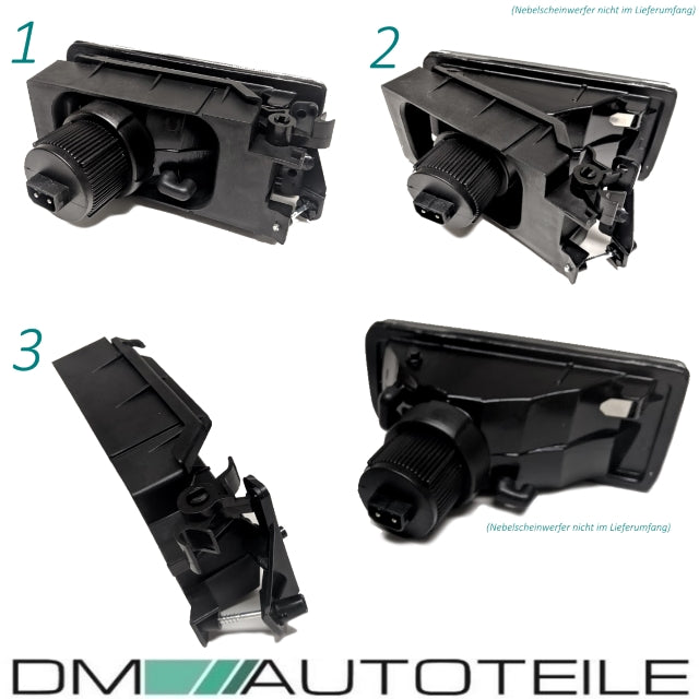 Nebelscheinwerferhalter SET Rechts Links Tragrahmen Nebellampe passt für BMW E36