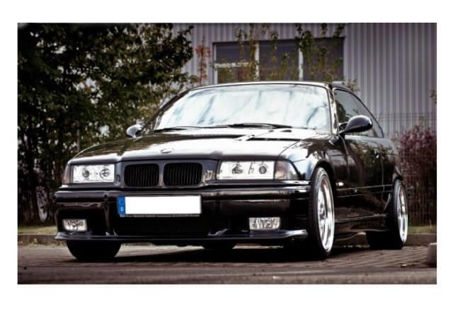 Stoßstange Komplett PAKET + Nebel Smoke M M3 M-Paket + ABE*passt für BMW 3er E36