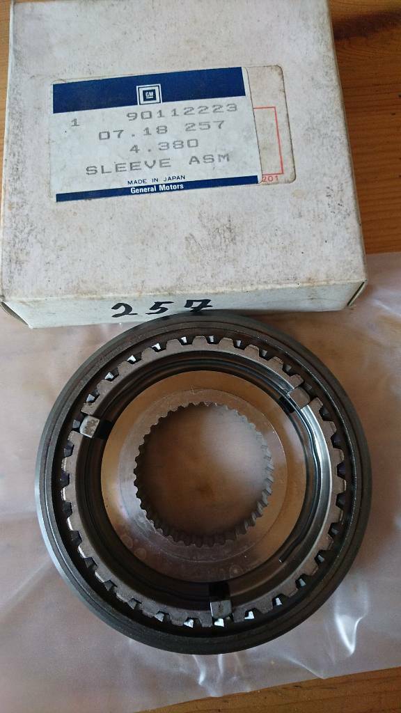 Ascona C Kadett E F16 Schieberad 3. + 4. Gang Neu Original GM