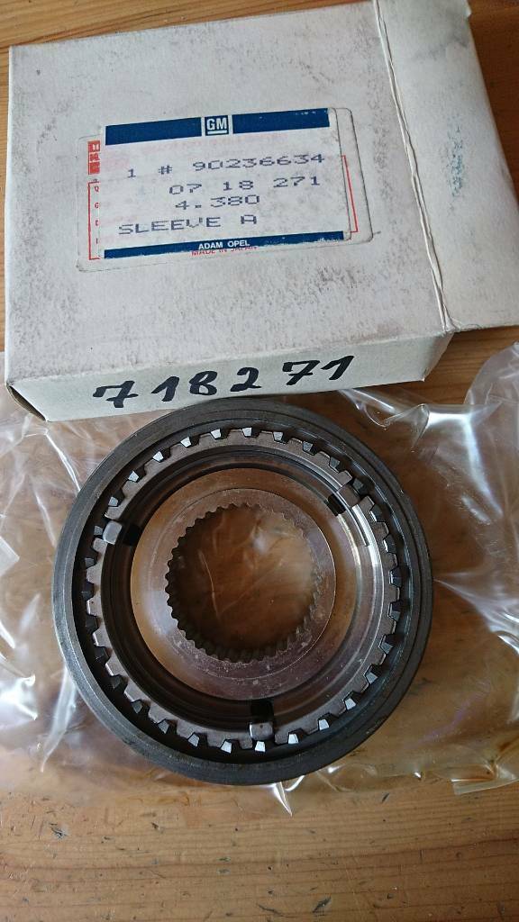 Kadett E Ascona C F16 Schieberad 3. + 4. Gang neu original GM