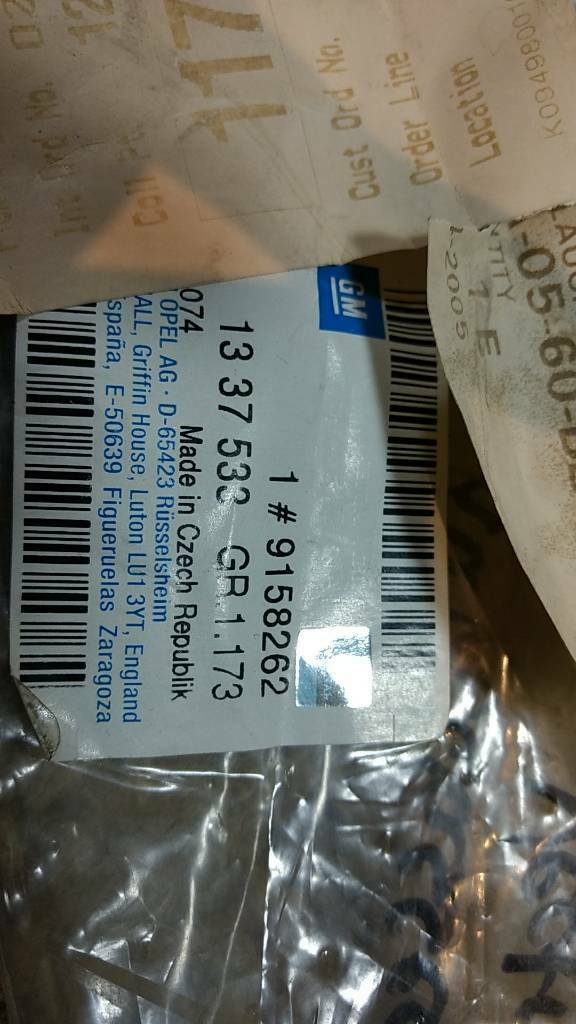 Original GM Opel Vectra B Kühlerwasserschlauch NEU