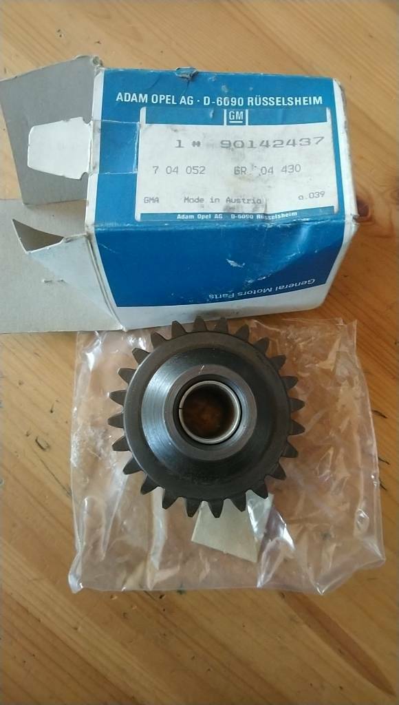 Ascona C Getriebe Zahnrad Rücklaufrad neu Original gm