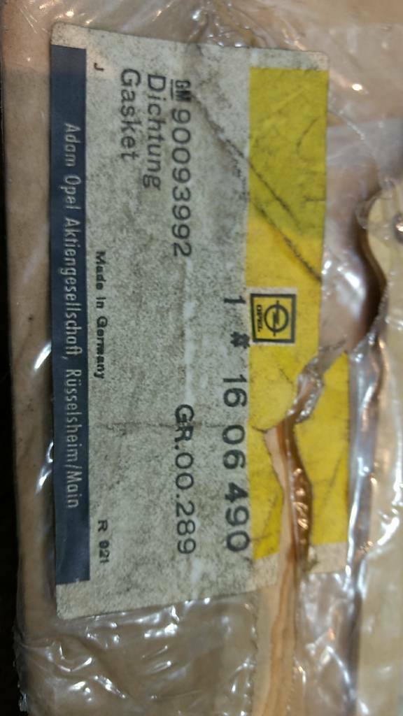 Original GM Opel Rekord E 1 Limo 2.1D Zylinderkopfdichtung NEU