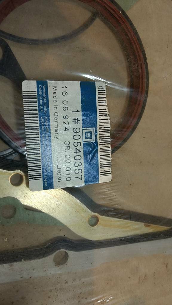 Original GM Opel Astra G Vectra B Ölwannendichtungssatz NEU
