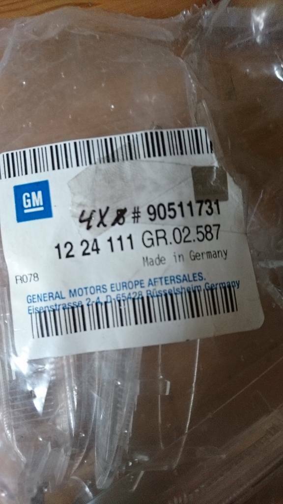 Vectra B Kennzeichenleuchte Gehäuse neu original GM