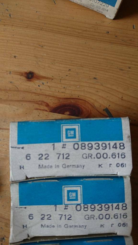 Kadett A B C Ascona A B 1.2 Pleuellager neu original GM