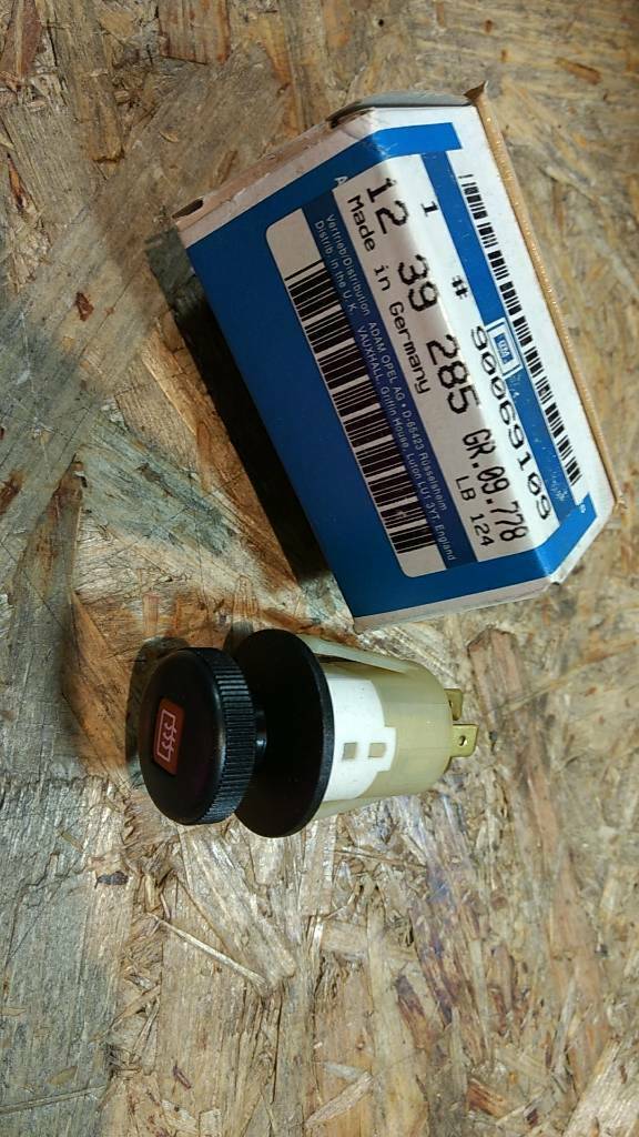 Original GM Opel Kadett B E Schalter Lüftung NEU
