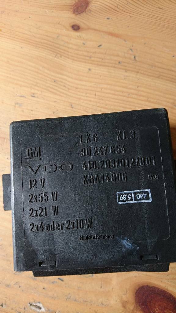 Astra F G Zafira A Omega A B Kadett E Steuergerät Glühlampe neu