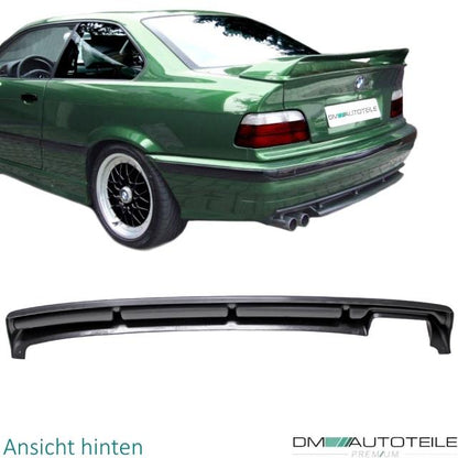 Sport Heckdiffusor Diffusor Stoßstange passt für BMW E36 Coupe Cabrio Limousine