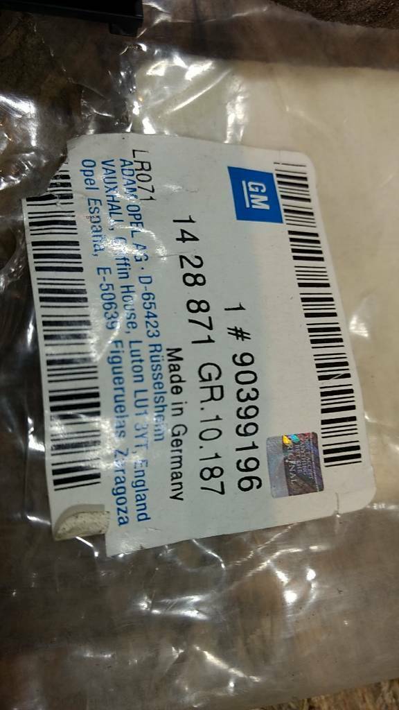 Original GM Opel Calibra Kabel Rückspiegel Adapter NEU