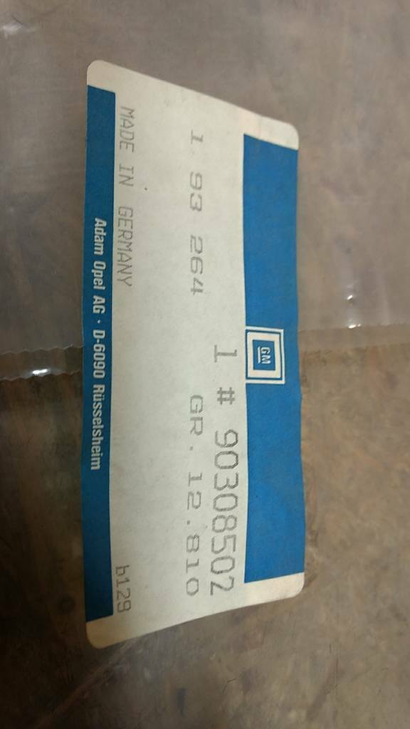 Original GM Opel Schiebedach / Sonnendach Dichtung NEU