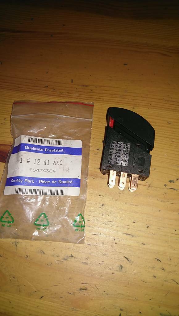 Corsa b Warnblinkschalter neu Original gm