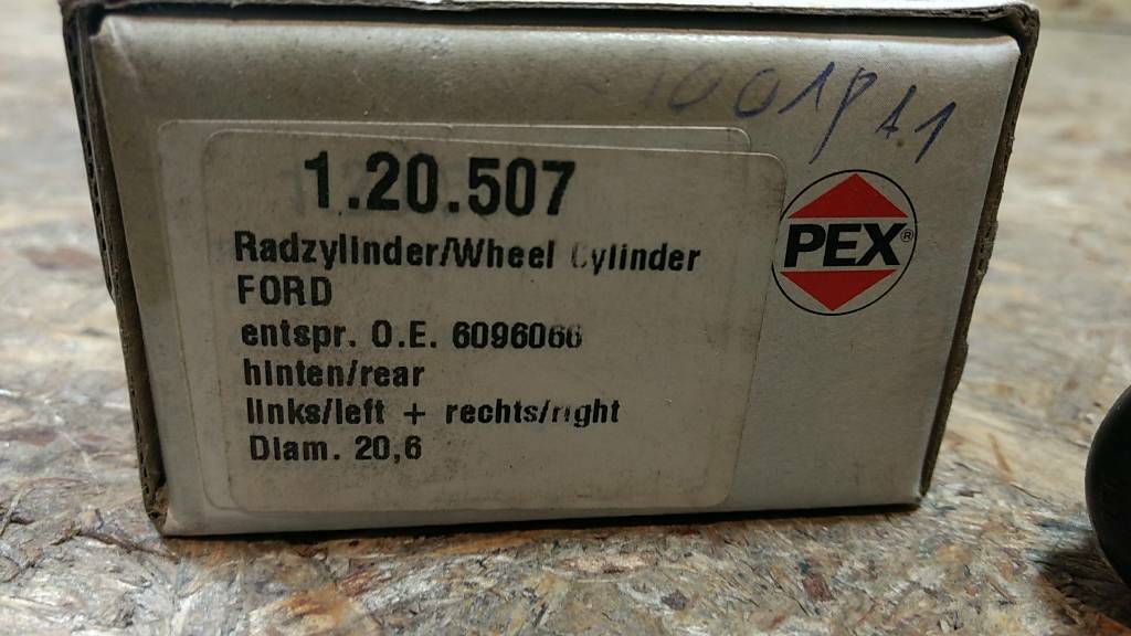 Original PEX Radzylinder h.l.  Ford Sierra MK 1 NEU