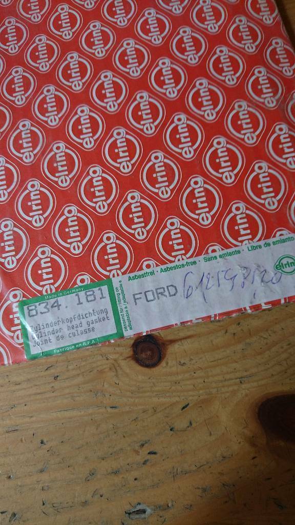 Ford Oldtimer Youngtimer Zylinderkopf Dichtung neu Elring 834181