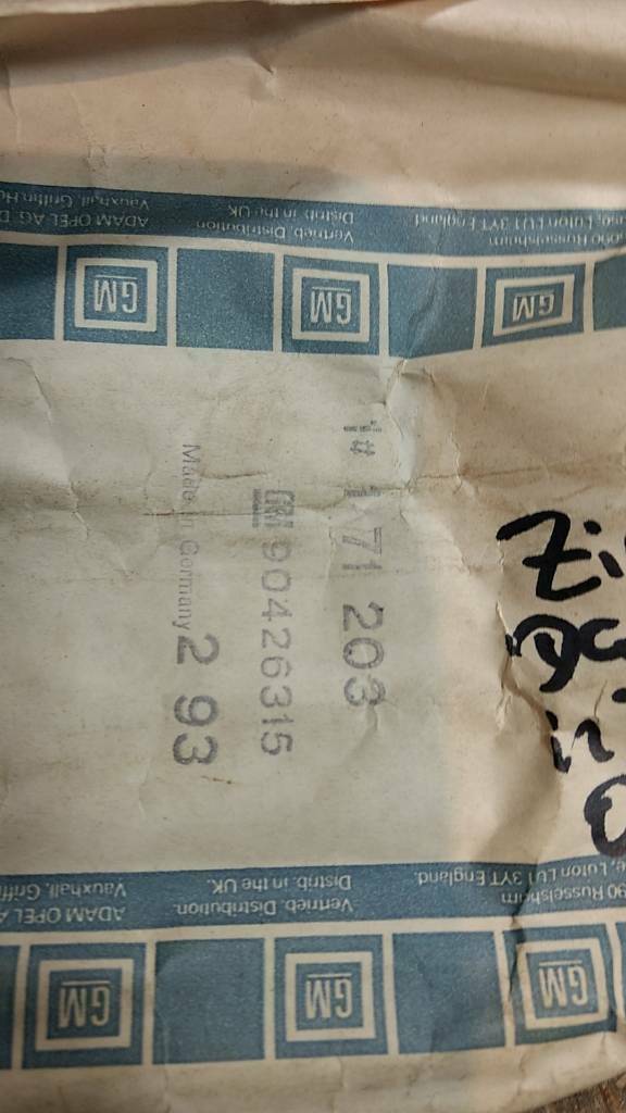 Original GM Opel Omega A Zierleiste Dach hinten links NEU