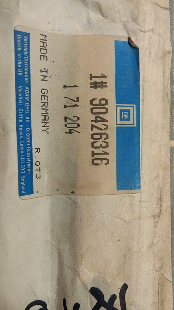 Original GM Opel Omega A Zierleiste Dachrahmen hinten rechts NEU